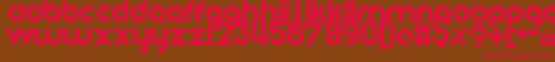 HelloAngel Font – Red Fonts on Brown Background