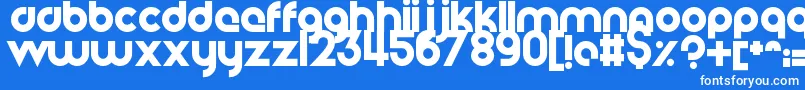 HelloAngel Font – White Fonts on Blue Background