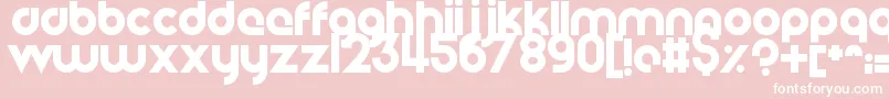 HelloAngel Font – White Fonts on Pink Background