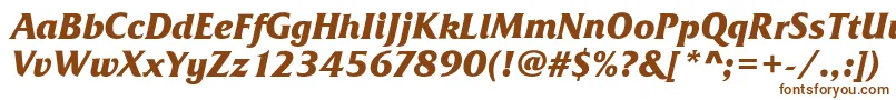 FrizQuadrataBoldItalic Font – Brown Fonts