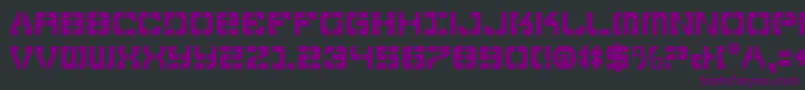 Vyperc Font – Purple Fonts on Black Background