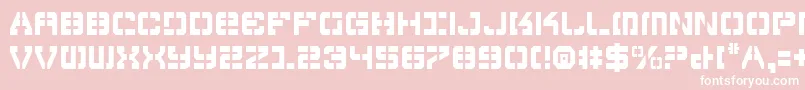 Vyperc Font – White Fonts on Pink Background