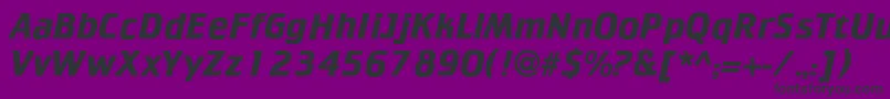 Cricketboldc Font – Black Fonts on Purple Background