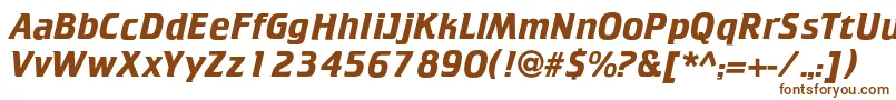 Шрифт Cricketboldc – коричневые шрифты на белом фоне