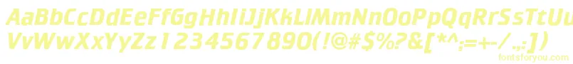 Шрифт Cricketboldc – жёлтые шрифты