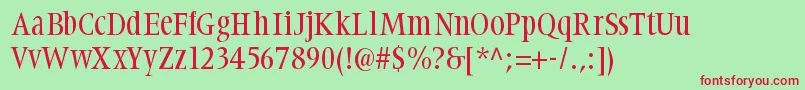 Steepidien Font – Red Fonts on Green Background