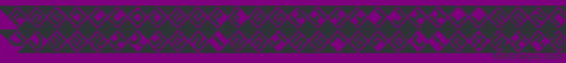 GrazeBrk Font – Black Fonts on Purple Background