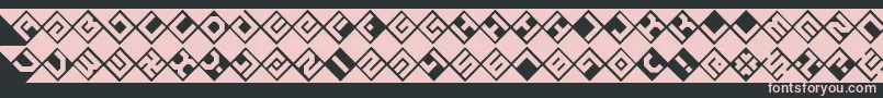 GrazeBrk Font – Pink Fonts on Black Background