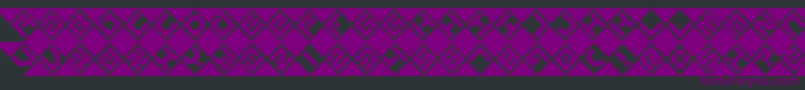 GrazeBrk Font – Purple Fonts on Black Background