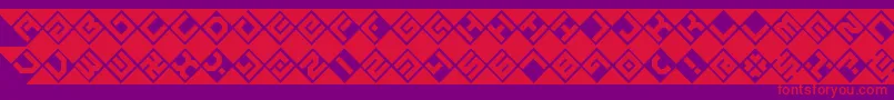 GrazeBrk Font – Red Fonts on Purple Background