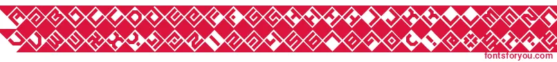GrazeBrk Font – Red Fonts on White Background