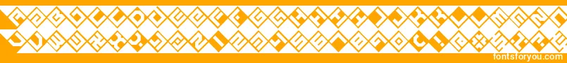 GrazeBrk Font – White Fonts on Orange Background