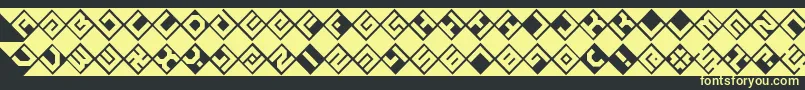 GrazeBrk Font – Yellow Fonts on Black Background