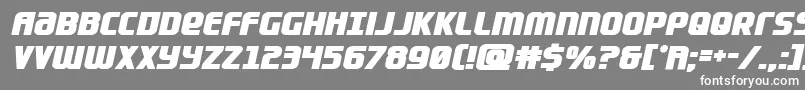 Lightsiderbold Font – White Fonts on Gray Background