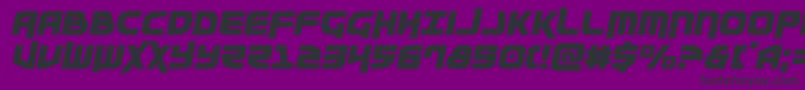 Moltorssemital Font – Black Fonts on Purple Background