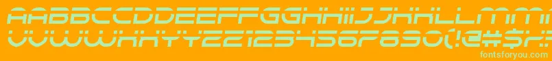 SpeedeasySpeedy Font – Green Fonts on Orange Background