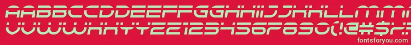 SpeedeasySpeedy Font – Green Fonts on Red Background