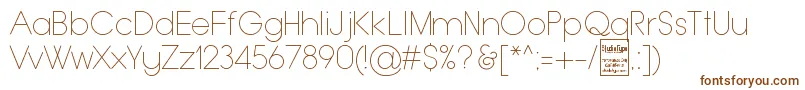 TypoGroteskThinDemo Font – Brown Fonts