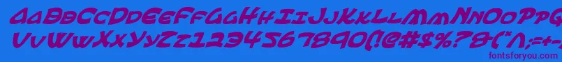 Подробнее о шрифте Ephesianbi Шрифт Ephesianbi – фиолетовые шрифты на синем фоне