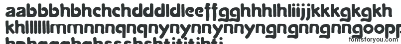 Шрифт La Negrita – сесото шрифты