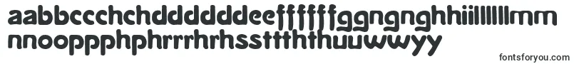 Шрифт La Negrita – валлийские шрифты