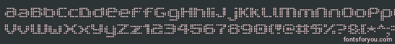 V5prc Font – Pink Fonts on Black Background