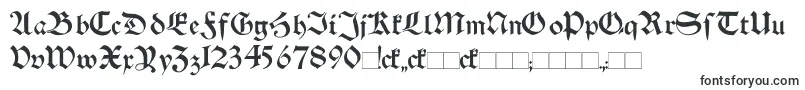 SchwabenAltBold-fontti – Alkavat S:lla olevat fontit