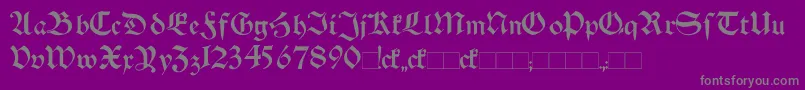 Más sobre la fuente SchwabenAltBold fuente SchwabenAltBold – Fuentes Grises Sobre Fondo Morado