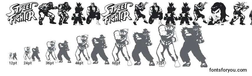 Tailles de police SuperStreetFighter
