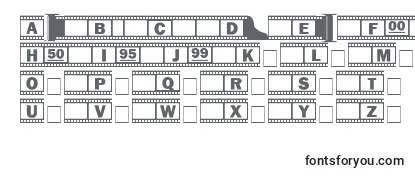 Обзор шрифта Filmstrip