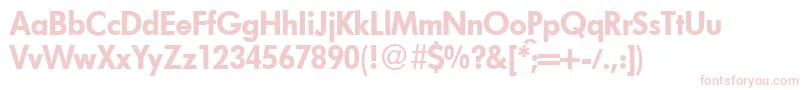 FunctiontwoheavyRegular Font – Pink Fonts on White Background