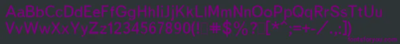 BukvarnayaMedium Font – Purple Fonts on Black Background