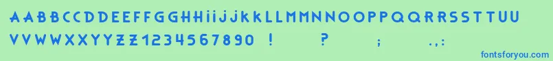 Подробнее о шрифте BonusBaseBc Шрифт BonusBaseBc – синие шрифты на зелёном фоне