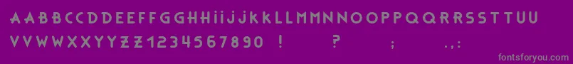 BonusBaseBc Font – Gray Fonts on Purple Background
