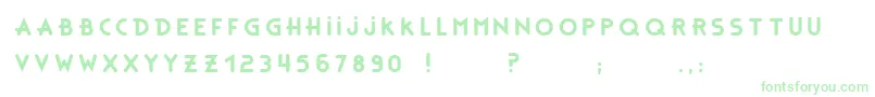 BonusBaseBc Font – Green Fonts on White Background