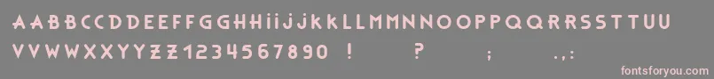 BonusBaseBc Font – Pink Fonts on Gray Background
