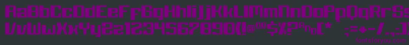Black Wolf Font – Purple Fonts on Black Background