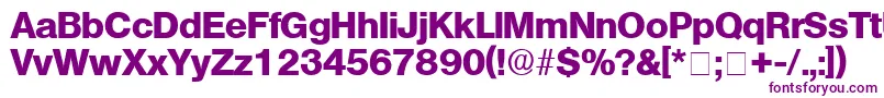 Шрифт ChoqueDisplaySsi – фиолетовые шрифты