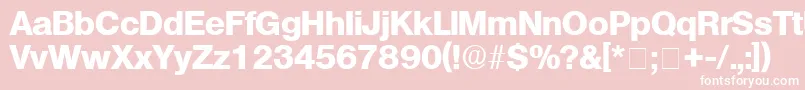 ChoqueDisplaySsi Font – White Fonts on Pink Background