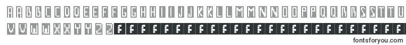Шрифт GmNo1 – формы шрифтов