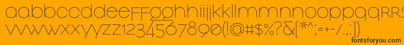 Lisätietoja SlowglassRegular-fontista SlowglassRegular-fontti – mustat fontit oranssilla taustalla