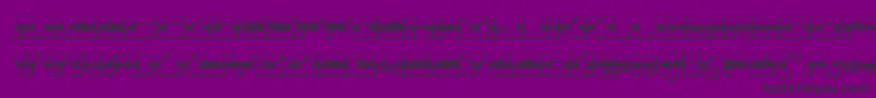 Transamericaplat Font – Black Fonts on Purple Background