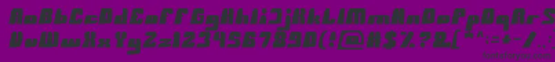 BlackMamba Font – Black Fonts on Purple Background