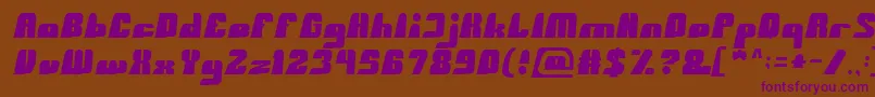BlackMamba Font – Purple Fonts on Brown Background