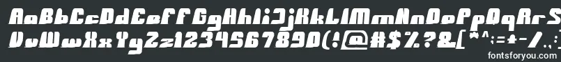 Шрифт BlackMamba – белые шрифты на чёрном фоне