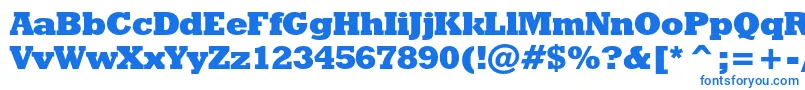 Geoslb712xbcbt Font – Blue Fonts