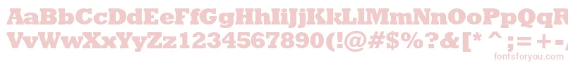 Geoslb712xbcbt-Schriftart – Rosa Schriften