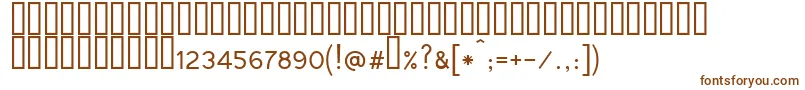 Tunga Font – Brown Fonts