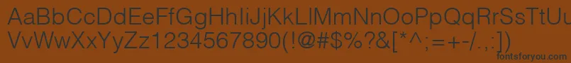 HelveticaLtLight Font – Black Fonts on Brown Background