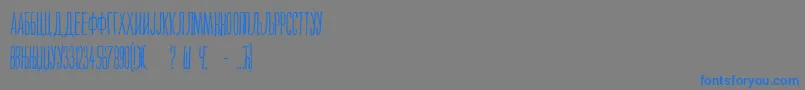 Maksimilijan Font – Blue Fonts on Gray Background